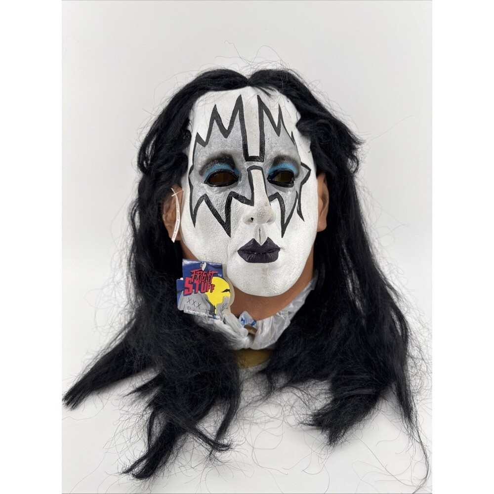 1997 KISS Halloween Rubber Mask Ace Freeley - Freight Stuff